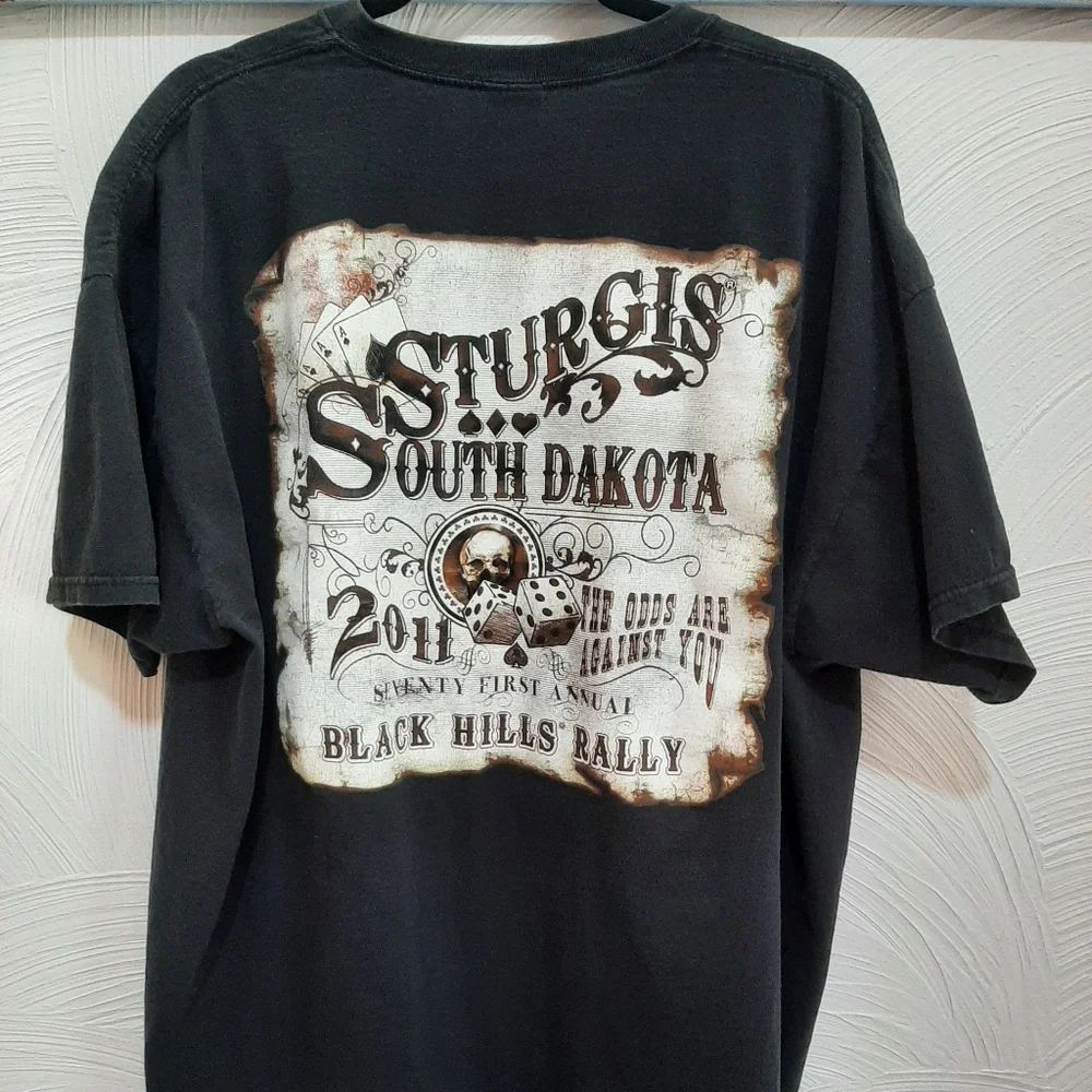 Harley Davidson tee Sturgis South Dakota Black Hills Rally t shirt size 3XL - Picture 1 of 5